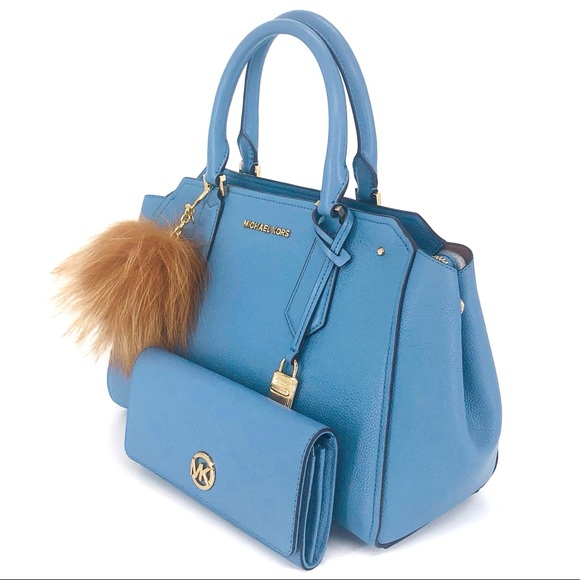 3PCS Michael Kors Hayes Satchel Wallet Key Charms - Picture 2 of 8